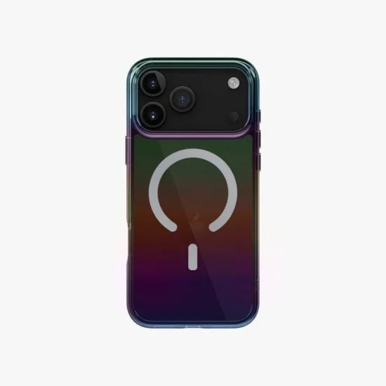 Uniq Hybrid Iphone 17 Pro (2025) 6.3 Magclick Charging Iridescia - Midnight Quartz